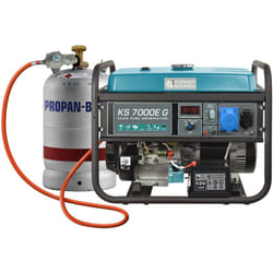 Könner&söhnen - Générateur à essence/gaz ' ' 5500 w ks 7000E g avr dual fuel