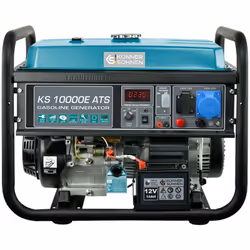 Generatore a benzina KS 10000E ATS con sistema integrato (ATS), potenza massima 8000 W, con avviamento manuale/elettrico/auto ...
