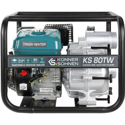 Könner&söhnen - Motopompe per acque sporche ks 80TW, 7.0 ch, 1100 l/min, 3600 tr/min