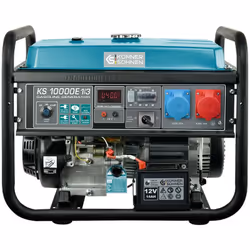 Generatore a benzina KS 10000E-1/3 con sistema di commutazione di fase VTS potenza massima 8000 W, con avviamento manuale/ele ...