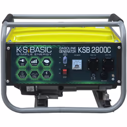 Generatore a benzina KSB 2800C Il generatore a benzina KSB 2800C con una potenza massima di 2,8 kW è una fonte di alimentazio ...