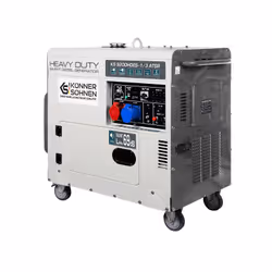 Könner & Söhnen KS 9200HDES-1/3 ATSR gruppo elettrogeno 7000 W 11 L Diesel Acciaio inox - Vista aggiuntiva 2