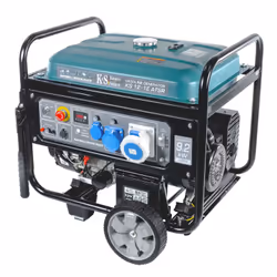 Könner & Söhnen KS 12-1E ATSR gruppo elettrogeno 9000 W 55 L Benzina Nero, Colore foglia di tè - Vista aggiuntiva 3