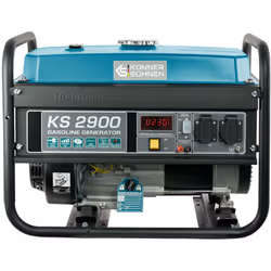 Generatore a benzina KS 2900 con una potenza massima di 2900 W, 2x16A (230 V), 12 V, regolatore automatico di tensione (AVR), ...