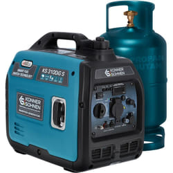 Könner&söhnen - Generatore di inverter a benzina e gas 3100 w ks 3100iG s