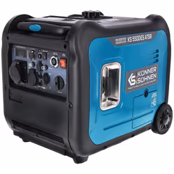 Generatore Inverter KS 5500iES ATSR di Könner & Söhnen Custodia insonorizzata (66 dB Lpa a 7 m). Potenza massima 5500 W, pres ...