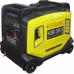 Generatore di inverter a benzina KSB 30i S, massimo potenza 3300 W, doppia conversione di energia elettrica, adatta per strum ...
