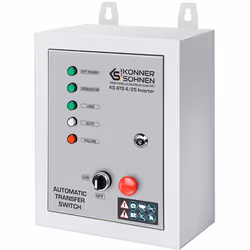 Dispositivo automatico di commutazione di rete KS ATS 4/25 Inverter (230 e 400 V) Avvia/arresta il generatore e commuta autom ...