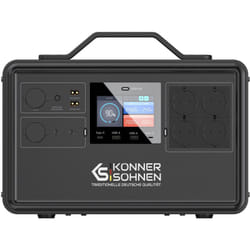 Könner&söhnen - Stazione elettrica portatile ks 2400PS, 2400 w / 4800 w, 2240 Wh, 50 Ah