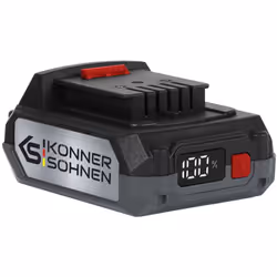 Batteria al Litio 20V KS 20V2-1 La batteria al litio Könner & Söhnen® 20 V si adatta a tutti gli strumenti da giardino della ...