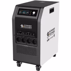 Stazione di energia portatile KS 5200PS Potenza nominale: 5200 W Forma della tensione di uscita: onda sinusoidale pura Capaci ...