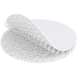 Kabeldirekt - Punti adesivi, ø 15 mm, punti adesivi con chiusura a strappo autoadesivi, fronte e retro, hook & loop, bianchi, top Series