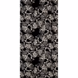 Modeka Skulls Accessorio multifunzionale, nero-grigio per uomo
