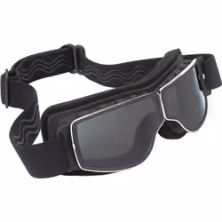 Modeka Nevada Occhiali da moto, nero-grigio per uomo