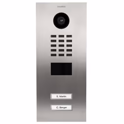 DoorBird D2102V, 10 m, IR, Acciaio inox, IP65, Acciaio inox, Acciaio inox