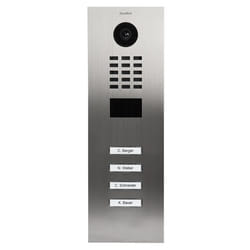 DoorBird D2104V sistema per video-citofono Acciaio inox