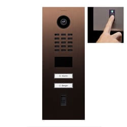 DoorBird D2102FV sistema per video-citofono Bronzo, Acciaio inox