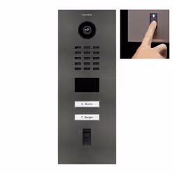 DoorBird D2102FV, 720p, 140°, 100°, 10 m, IR, Acciaio inox