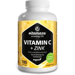 Vitamaze Vitamin C High Dosage + Zinc 180 comp
