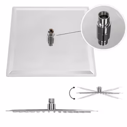 TecTake 401600 soffione per doccia
