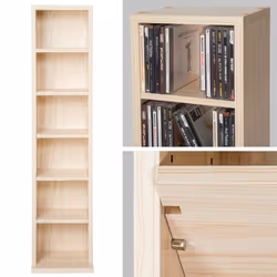 TecTake 401699 scaffale MDF, Plastica Marrone