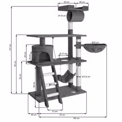 TecTake 401853 cuccia per gatto - Vista aggiuntiva 6