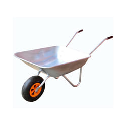 Fuxtec - Carriola 80kg 60L carrello da trasporto, giardino, strumenti ruota pneumatica