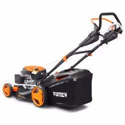 FUXTEC FX-RM5196PROSL tagliaerba Tagliaerba a spinta Benzina Nero, Arancione, Bianco - Vista aggiuntiva 6