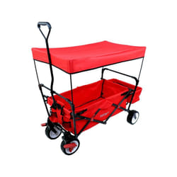 Carrello da giardino pieghevole da campeggio / spiaggia per la spesa FUXTEC CT350 ROSSO