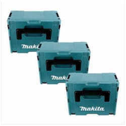 Makita Set di 3x Valigette Makpac Tipo 3