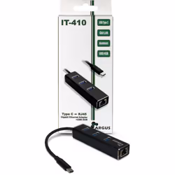 Inter-Tech ARGUS IT-410 USB 3.2 Gen 1 (3.1 Gen 1) Type-C Nero - Vista aggiuntiva 2