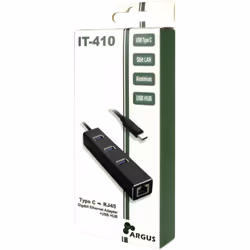 Inter-Tech ARGUS IT-410 USB 3.2 Gen 1 (3.1 Gen 1) Type-C Nero - Vista aggiuntiva 3