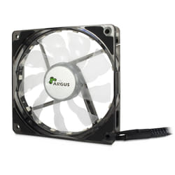 Inter-Tech L-12025 Aura Case per computer Ventilatore 12 cm Nero
