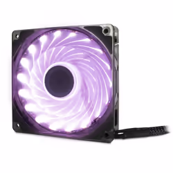 Inter-Tech L-12025 Aura Case per computer Ventilatore 12 cm Nero - Vista aggiuntiva 7