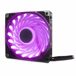 Inter-Tech L-12025 Aura Case per computer Ventilatore 12 cm Nero - Vista aggiuntiva 8