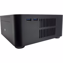 Inter-Tech ITX A80S Mini Tower Nero 60 W - Vista aggiuntiva 5