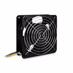 Inter-Tech 88887269, Ventola di raffreddamento, Nero, 1 ventola(e), 12 cm, 230 V, 610 g