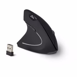 Inter-Tech KM-206L mouse Ufficio Ambidestro RF Wireless Ottico 1600 DPI