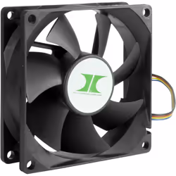 Inter-Tech 88887290 sistema di raffreddamento per computer Case per computer Ventilatore 8 cm Nero 4 pz - Vista aggiuntiva 2