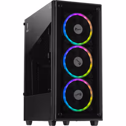 Inter-Tech C-303 Mirror Full Tower Nero - Vista aggiuntiva 4