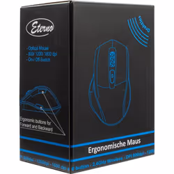 Inter-Tech M-230 mouse Ufficio Mano destra RF Wireless Ottico 1600 DPI - Vista aggiuntiva 4