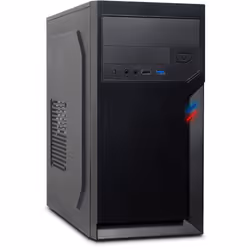 Inter-Tech IT-6502 Romea, Micro Tower, PC, Nero, micro ATX, 14 cm, 29 cm