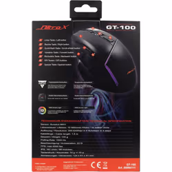Inter-Tech GT-100 RGB mouse Gaming Mano destra USB tipo A Ottico 6400 DPI - Vista aggiuntiva 8