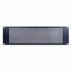Inter-Tech 88887320, Pannello cieco, Nero, Metallo, 3U, 482 mm, 11 mm