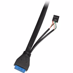 Inter-Tech 4U-K-439L Supporto Nero - Vista aggiuntiva 6