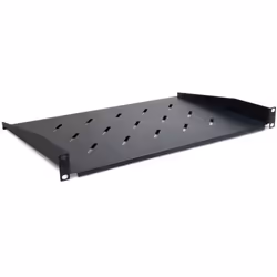 Inter-Tech 88887342, Mensola per scaffale, Nero, 1U, 480 mm, 300 mm, 45 mm