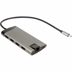 Inter-Tech GDC-802, USB 3.2 Gen 1 (3.1 Gen 1) Type-C, 100 W, IEEE 802.1Q, IEEE 802.3ab, IEEE 802.3az, IEEE 802.3u, IEEE 802.3 ...