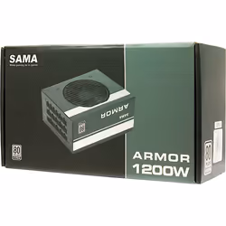 Inter-Tech SAMA FTX-1200-A ARMOR alimentatore per computer 1200 W 20+4 pin ATX ATX Nero - Vista aggiuntiva 5