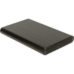 Inter-Tech 88884122 contenitore di unità di archiviazione Custodia per Disco Rigido (HDD) Nero 2.5"