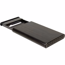 Inter-Tech 88884122 contenitore di unità di archiviazione Custodia per Disco Rigido (HDD) Nero 2.5"